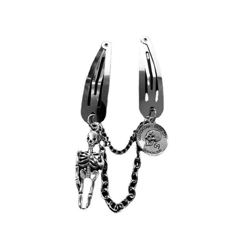Spider Butterfly Skeleton Lighting Chain Hairpin