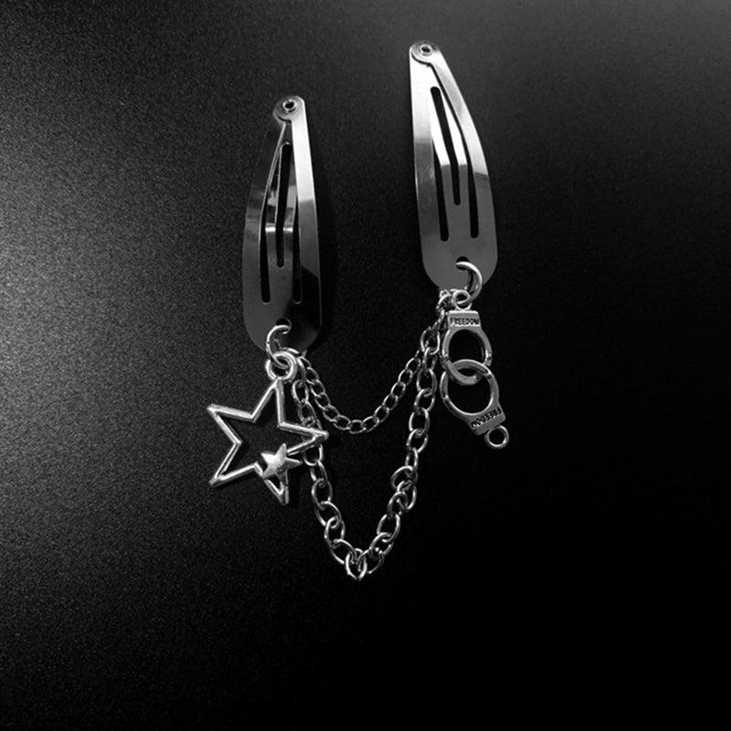 Spider Butterfly Skeleton Lighting Chain Hairpin