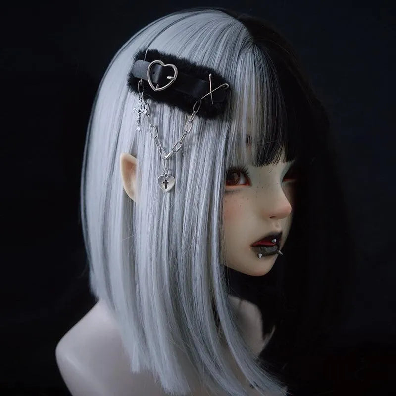 Heartbeat Fur Hairpin